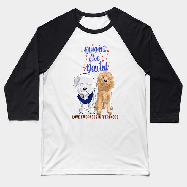 Embrace Differences Baseball T-Shirt by Cheeky BB